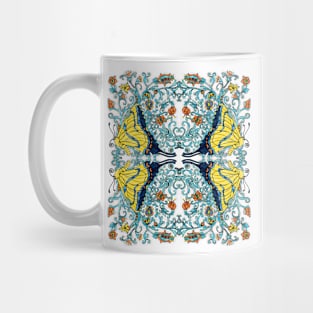 Nouveau Butterflies and Vines Mug